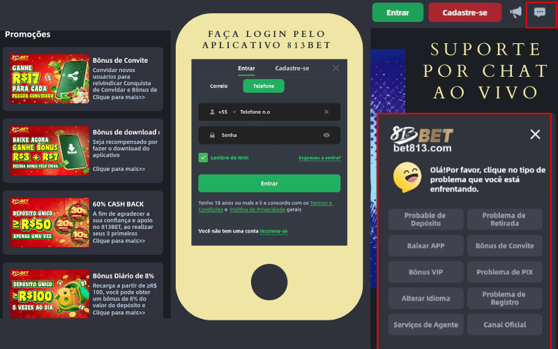 813bet promoes app login steps live chat support