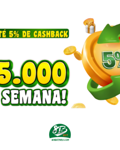 Cashback Semanal 813bet – Ganhe até 5% de Reembolso