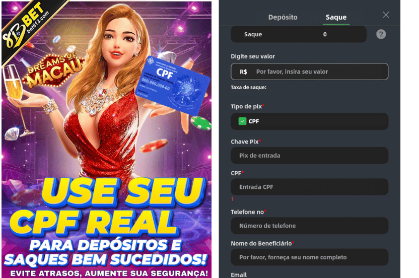 813bet crash game use seu cpf real para saque